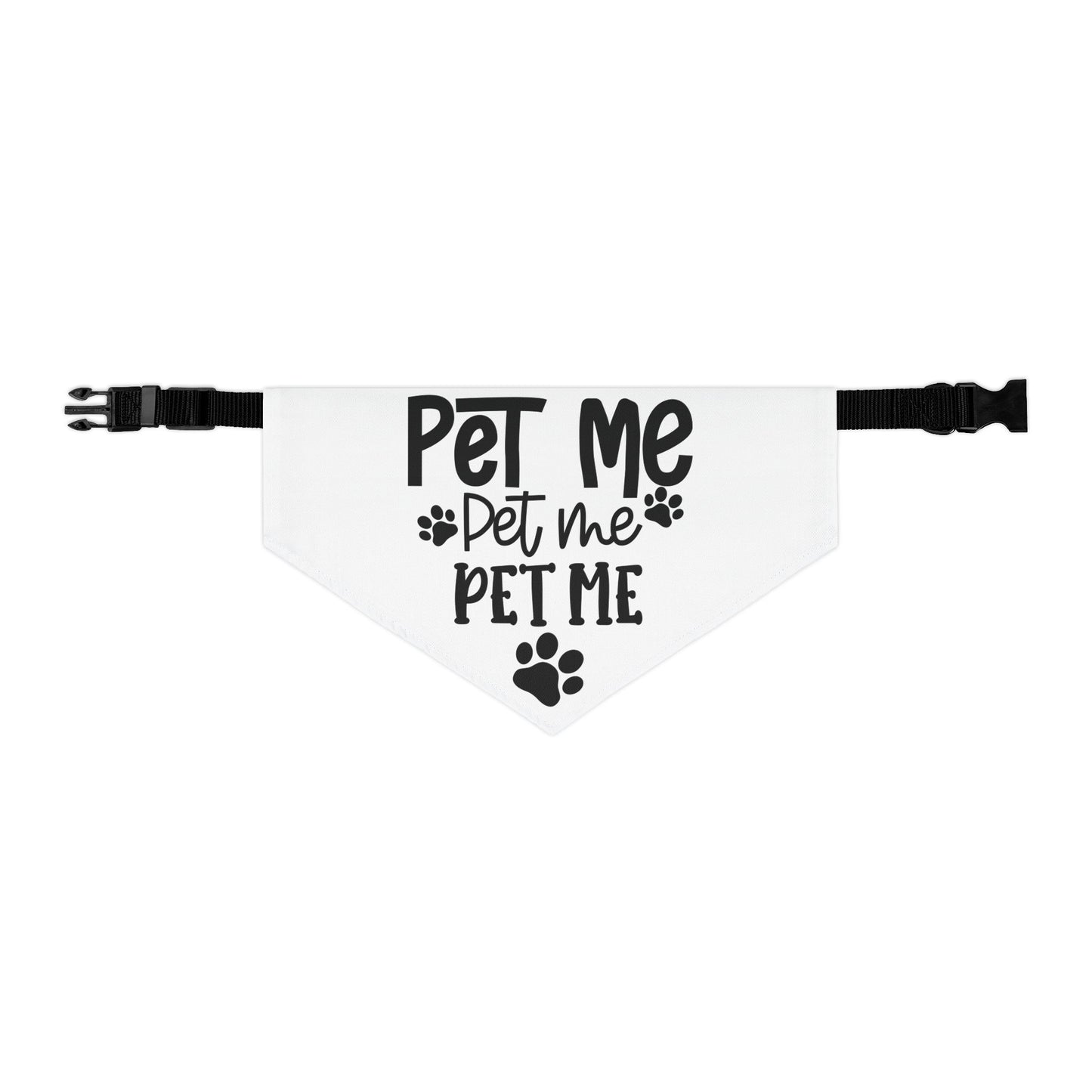 Cute 'Pet Me' Dog Bandana