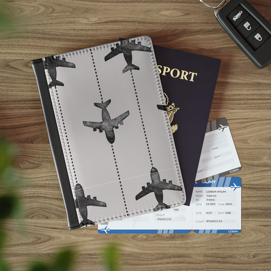 Airplane Travel Passport Cover