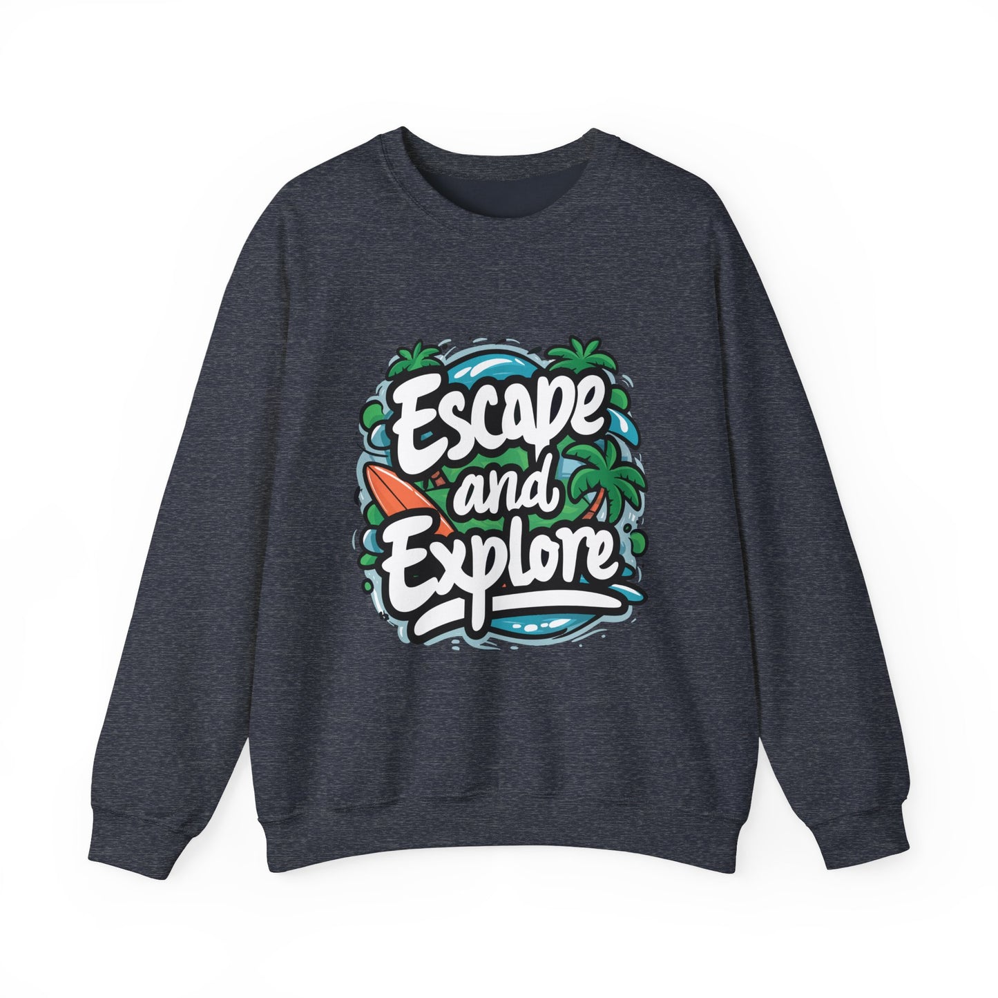 Escape and Explore Unisex Crewneck Sweatshirt